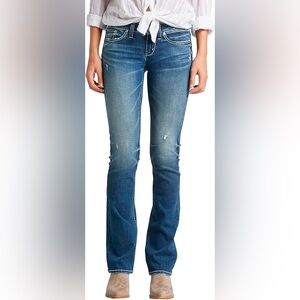 Silver Jeans Tuesday Slim Boot Cut Jeans Size 31